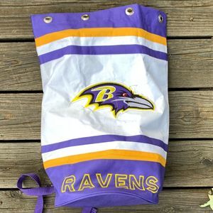 Baltimore Ravens‎ Bag Backpack Gym Bag NO DRAWSTRING Canvas Embroidered NFL